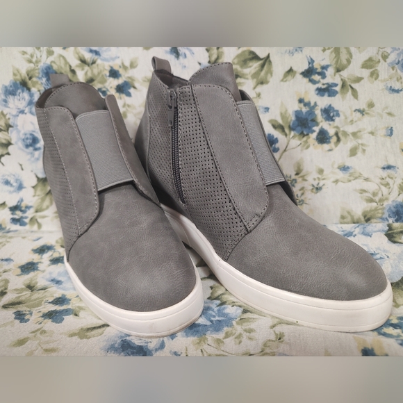 Dream Pairs Platform Wedge Booties Sneakers 7.5 - Picture 4 of 7